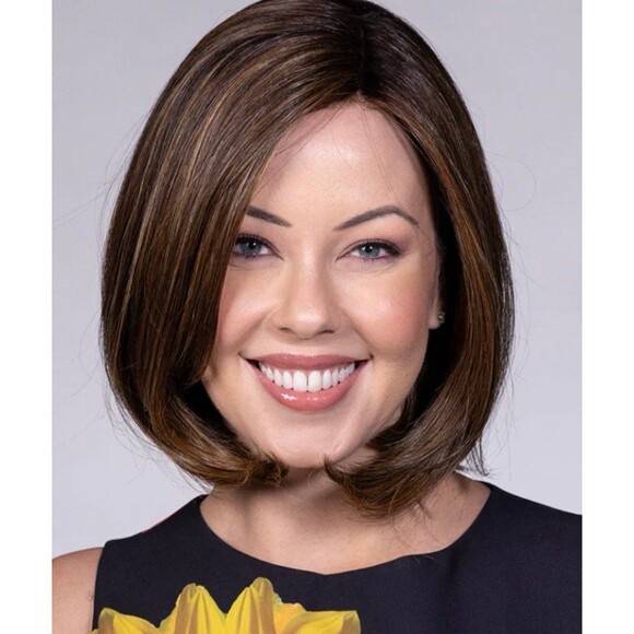 Belle tress “Paige” Lux Wig in color Auburn Spice fully handtied cap New main image 8
